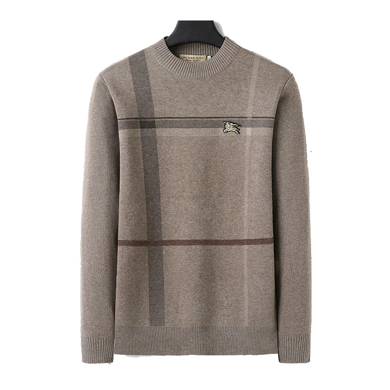 burberry pulls et sweat-shirts pour homme big grid beige